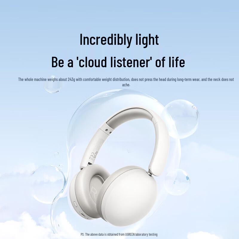 UGREEN Max2 AI ANC Wireless Over-Ear Headphones