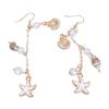 Trendy Oceanics Inspire Earrings Seashells Designs Drop Ear Hook Accessory for Sensitive Skin Casual To Party Wear