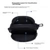 GOLF Casual Crossbody Bag, Lightweight Phone Pouch, Water-Resistant Sport Bag, Black