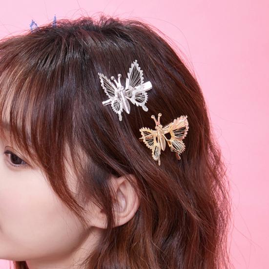 Women Moving Butterfly Hair Clip Fashion Hairpin Barrette Headwear Styling Tool