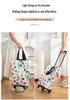 Foldable Shopping Cart Waterproof Trolley for Home Use and Outdoor Trips