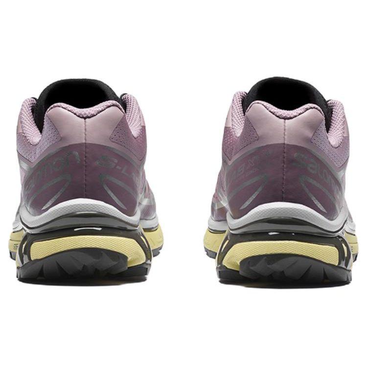 SALOMON XT-6 Fabric TPU Trend Shock Absorbing Non-Slip Wear-Resistant Lightweight Low-Top Outdoor Functional Shoes Unisex Shoes Red-Brown 470816