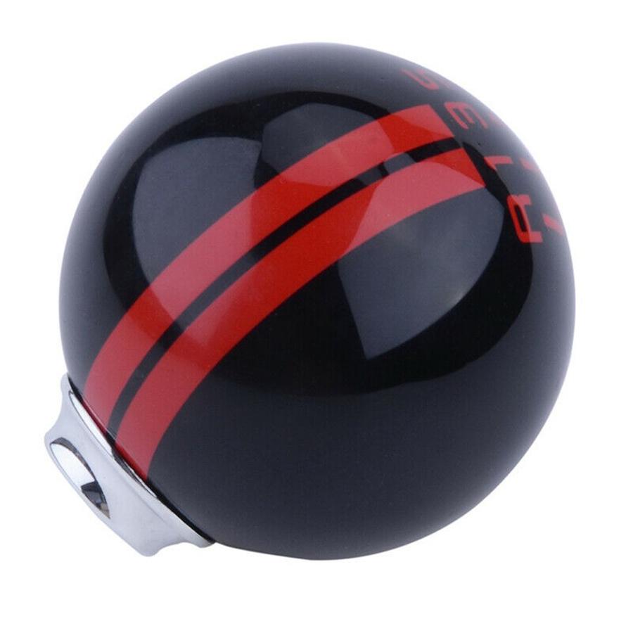 Manual Gear Shift Knob Shifter Black Round Ball For Ford Mustang Gt500 6 Speed