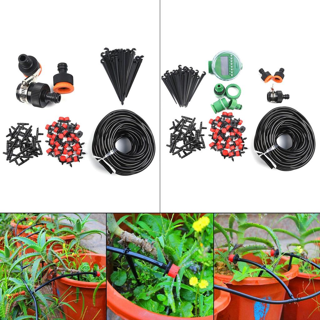 DIY 25M Automatisch Bewässerungssystem Micro Drip Bewässerung Gartenpflanze 4mm DIY 25M Automatisch Bewässerungssystem Micro Drip Bewässerung Gartenpflanze 4mm