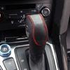 My Good Car Black Leather Shift Knob Cover Gear Head Covers Hand Brake Covers for Ford Focus 3 4 MK3 LHD 2012-2017