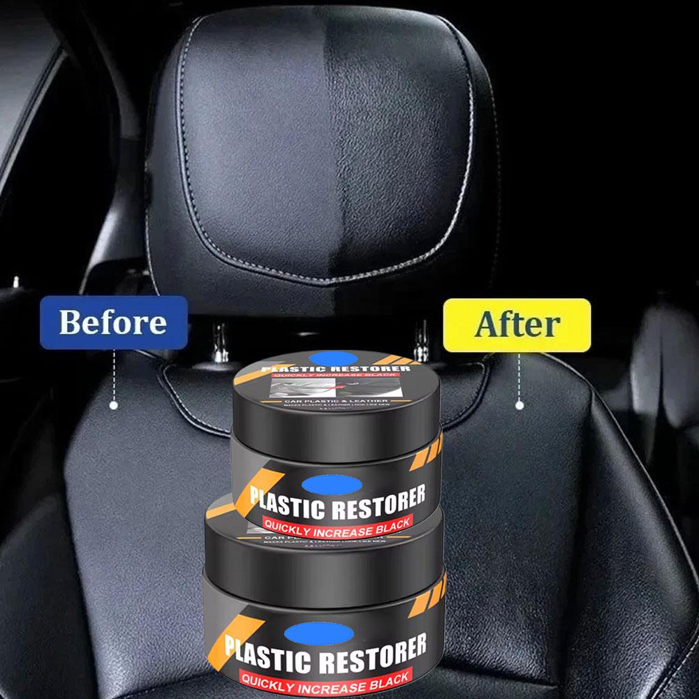 Car Plastic Restorer Back To Black Gloss Auto Interior Leather & Panel Renewal Wax Coating Agent Auto Polish And Repair Coating