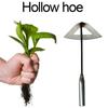 Steel Hardened Hollow Hoe Handheld Weeding Rake Planting Vegetable Farm Garden Tools Agriculture Tool Weeding Accessories