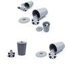 Printed Raccoon 3d Figurine With Trash Bin For Modern Home Decor Toys Gifts