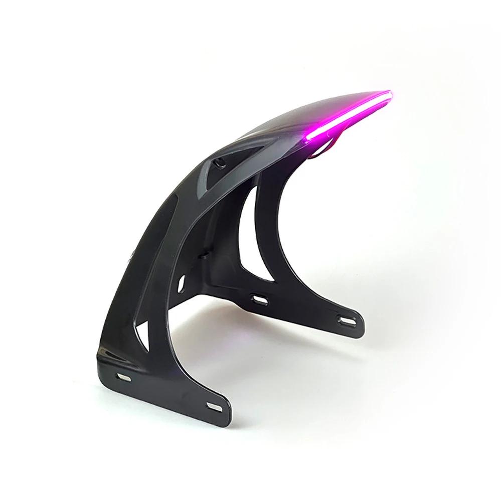 

Мотоциклетное переднее крыло, брызговик, удлинитель, брызговик, модифицированный аксессуар с подсветкой для NIU UQI Ninebot SP1, задний брызговик