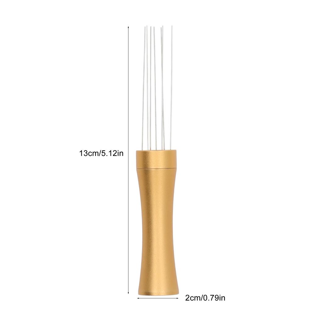 Coffee Needle Type Distributor Stainless Steel Aluminum Alloy Coffee Powder Stirring Tool for Portafilter