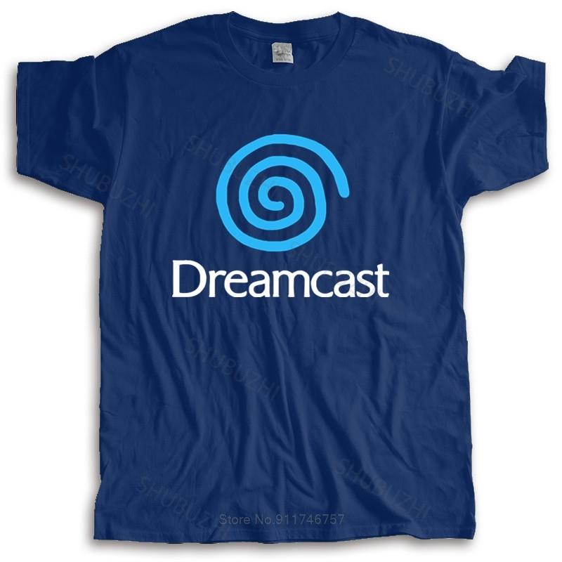 Dreamcast Tribute Blue Swirl T Shirt Good Quality Brand summer fashion tshirt Unisex cotton tops euro size boys gifts S