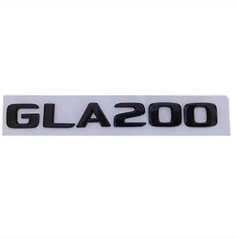 ABS Black Chrome Car Letters Rear Trunk Badge For Mercedes Benz GLA200 X156 H247 Emblem Logo Sticker Lettering Accessories