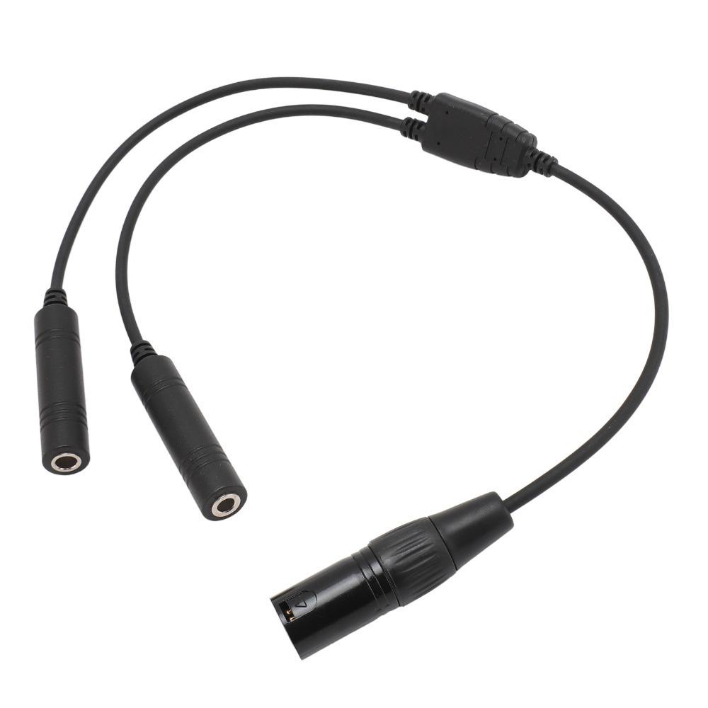 Dual Plug GA Dual Plug Adapter for Airbus 5 Pin XLR Adapter for PJ-068/PJ-055 General Aviation