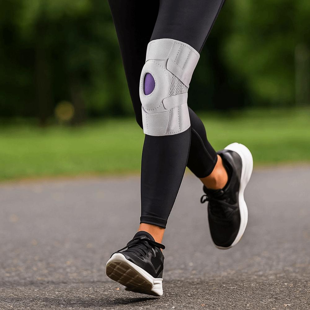 Breathable Adjustable Kneepad Non-slip Knee Pad Elastic Knee Brace  Gym