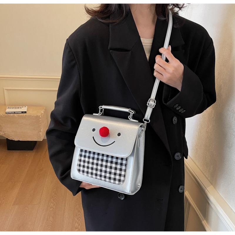Little fresh preppy style backpack bag women's new fashion and versatile high-end crossbody bag