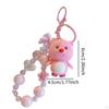 Beaded Keychain Keyring for Goodie Bag Fillers Birthday Valentine Gifts Toys