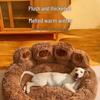 Winter Warm Plush Pet Sofa Bed