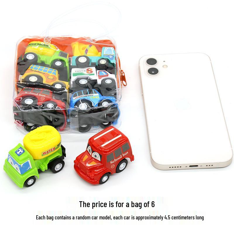 Pull-Back Toy Car Set: Educational Truck Model for Kids