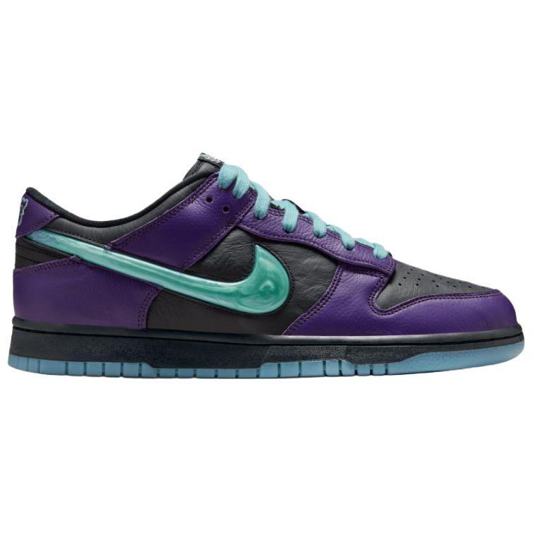 Nike Dunk Low Top Skateboard Schuhe Herren Schwarz Blau IB2267-001