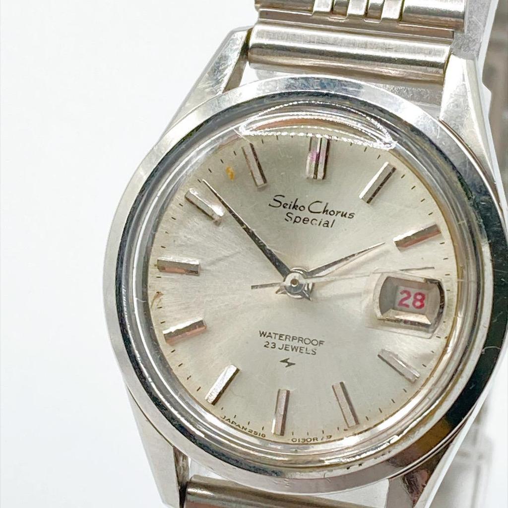 Used SEIKO Chorus Special Ladies Watch Manual Wind 23 Jewels Working 555