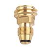 Practical Propanes Grills Adapter Quick Connecting Fitting Brass Propanes Grills Fitting Suitable for Outdoor Cooking