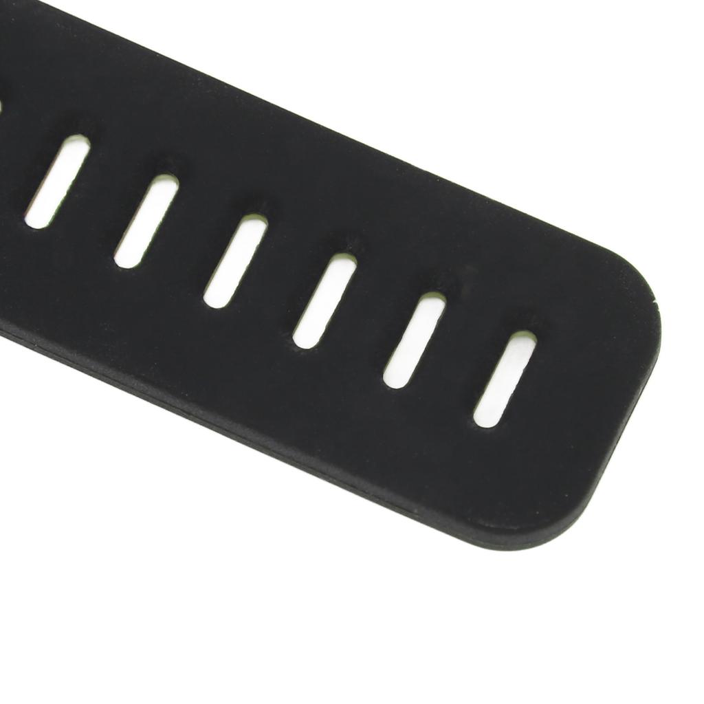 Silikon Weiches Armband Gürtel Sportuhr Armband Riemen für für Pro Uhr(Schwarz Dunkelgrau )