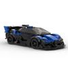 Racing Sports Car Building Set - Compatible with Lego, Bugatti Inspired, Educational Blocks for Kids.