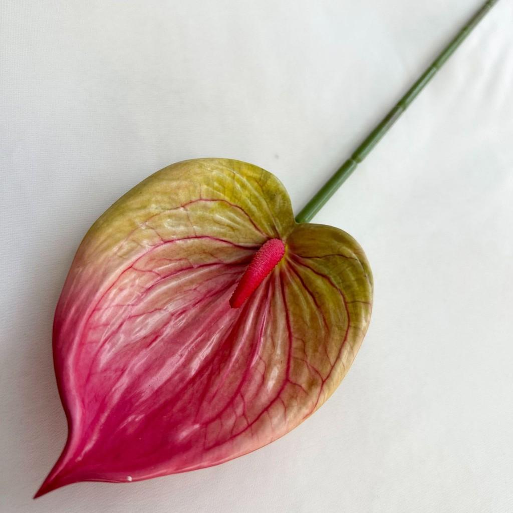 Plants Anthurium Simulated Wedding Hotel Restaurant Decoration Desktop Ornament