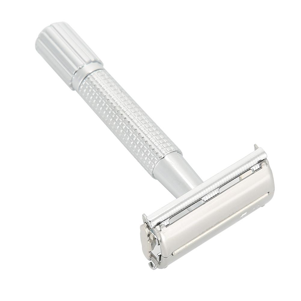 Manual Mens Razor Classic Straight Double Edge Blade Beard Shaver with Case