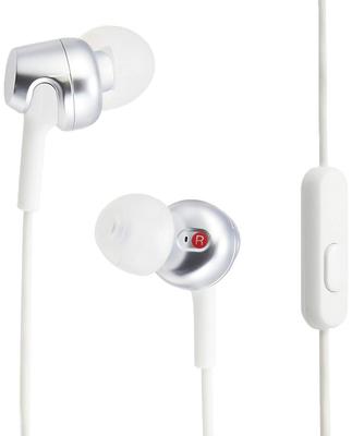 Sony Earphones MDR-EX255AP: Canal Type with Remote Control and Microphone, White MDR-EX255AP W