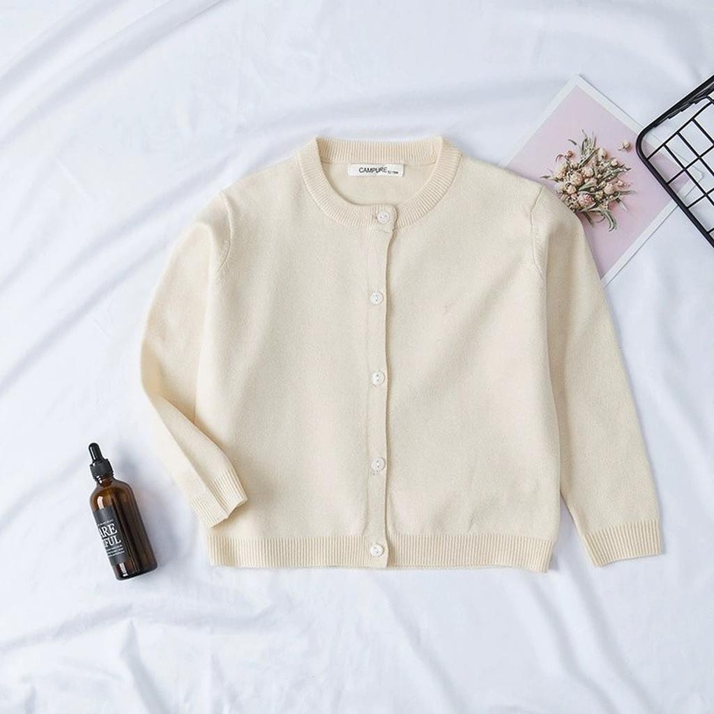 Girls' Stylish Casual Cardigan Sweater Outerwear