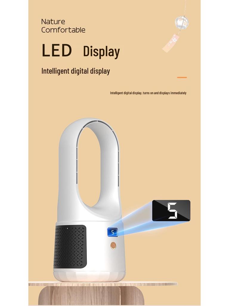 USB Rechargeable Desk & Clip Fan for Home, Office, Dorm – Compact Air Circulator