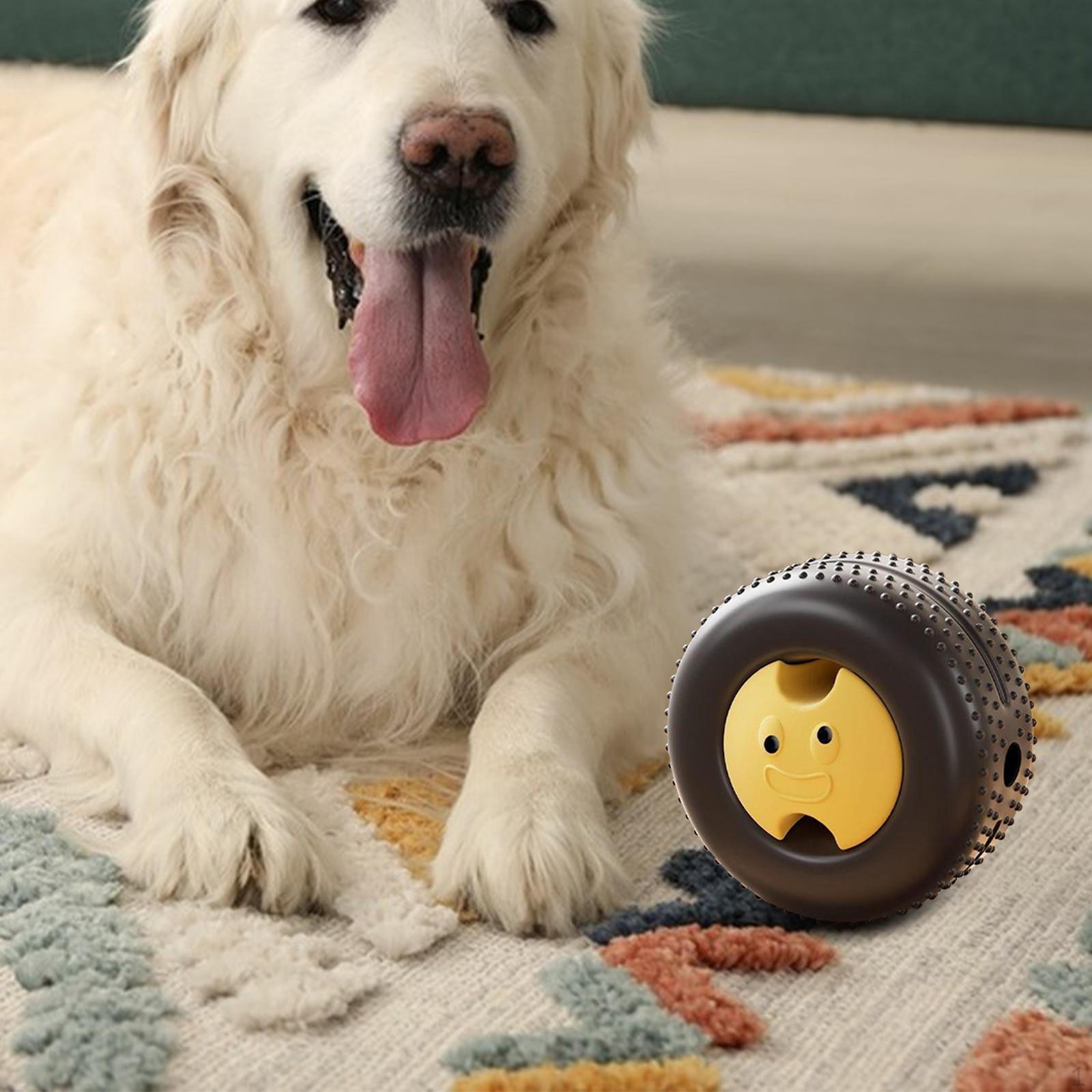 

Dog Toy with Food Dispensing, Interactive Reward Made of , for Playing And Chewing, Enrichment tires