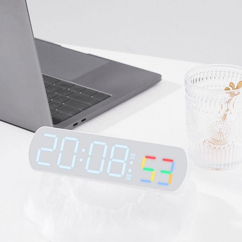 LED Clock  Table Clock LED Digital Alarm with Temperature Display Perfect for Bedroom Room Home Decorations