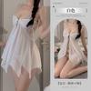 Sex underwear women's perspective mesh sexy temptation hot open suspender nightdress large size pajamas