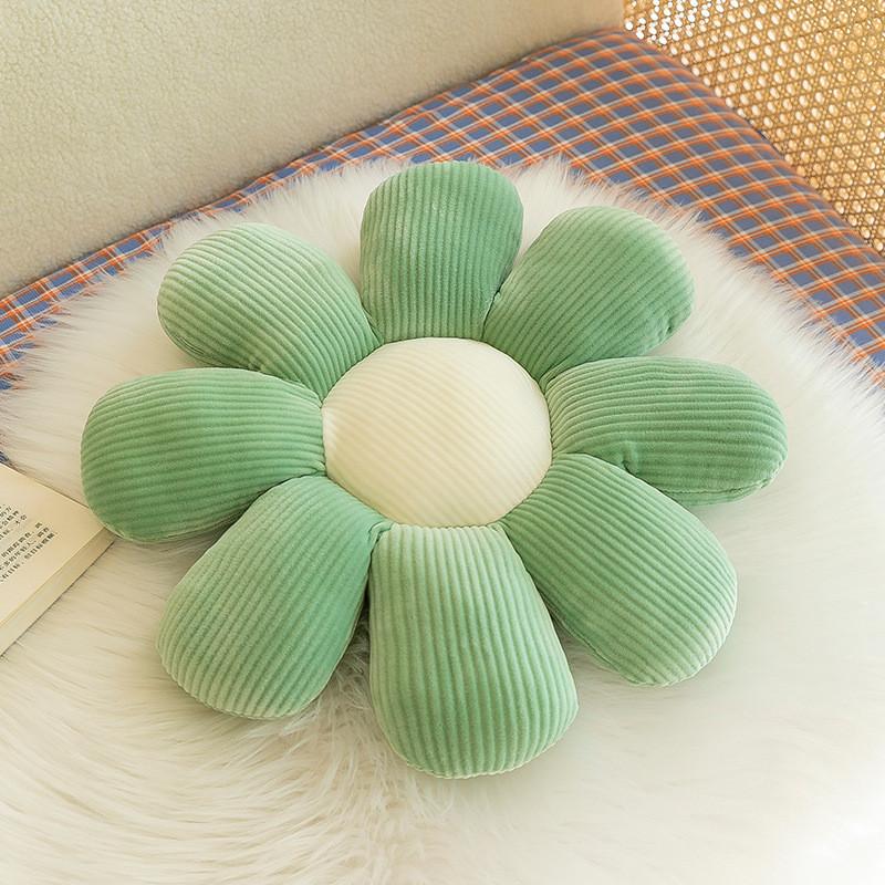 Multi Colored Daisies Flower Shapes Pillows Cushion For Home Office And Bedside Use