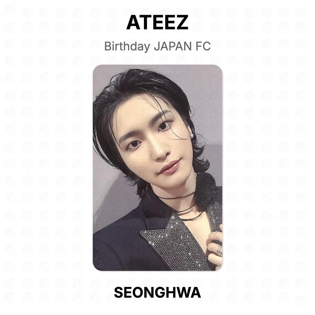 ATEEZ Birthday JAPAN FC Official Photocard