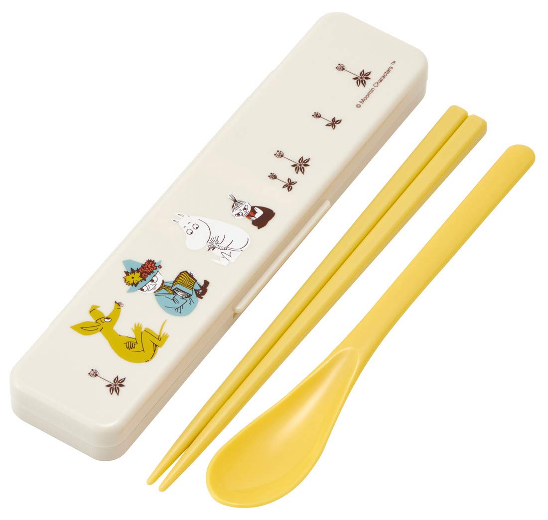 

Skater Chopsticks and Spoon Combination Moomin Made in CCS3SA Set, Colors, Japan,