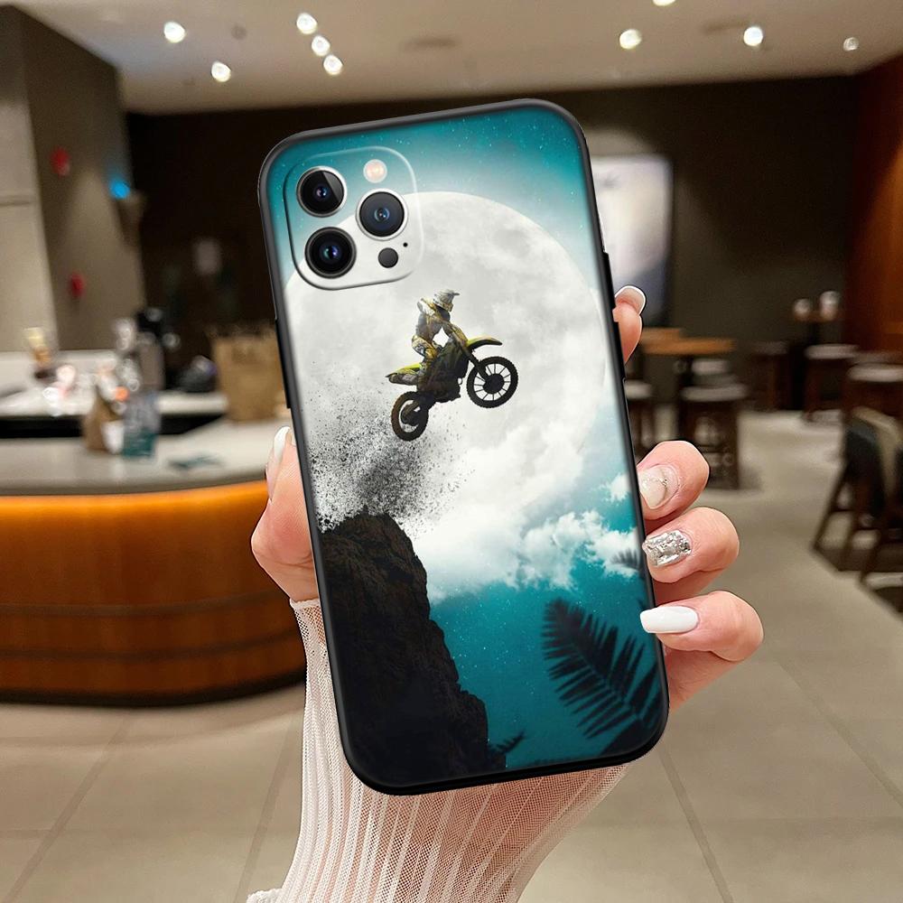 RA18 Motorcycle Racing New High-End Shell Phone Case for iPhone 16 15 14 13 12 Pro Max Plus Mini
