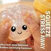 10cm Simulation Flash Dumpling Pressure Ball, Stress Relief Slow Rebound Decompression Toy, Reusable Squeeze Toy for Kids Adults