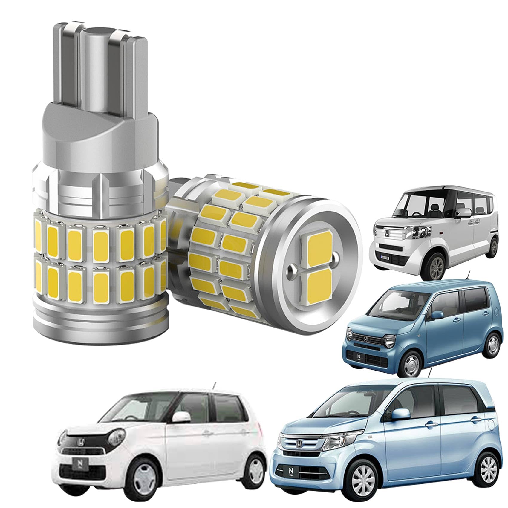 

KONPON N-BOX JF1/JF2 N-WGN JH1/JH2/JH3/JH4 Світлодіодна габаритна лампа T10 Клин 28 Серія SMD Світлодіодів Зовнішні Автоаксесуари 2 Штуки