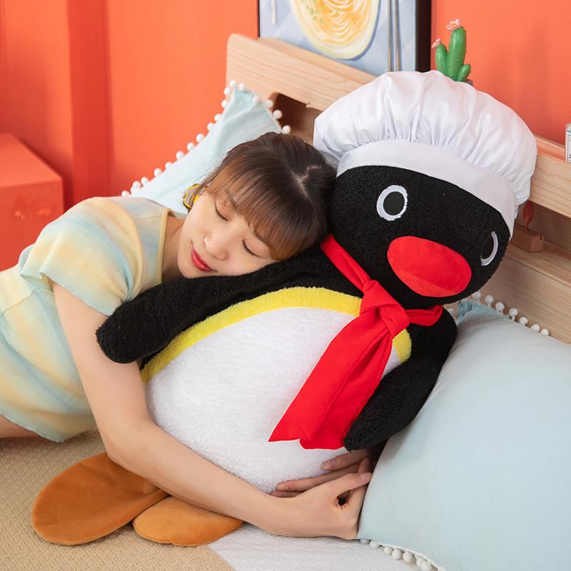 Adorable Pingu Chef Penguin Plush Toy Soft And Cute Penguin Stuffed Animal For Kids