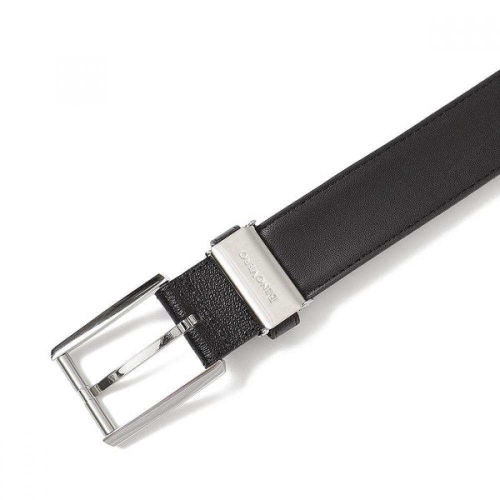 Benovero Men S Derby emboSSed Logo Belt Bmf1acb1291k