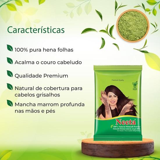 NEETA PULBERE MEHENDI 100% NATURALĂ 500 G