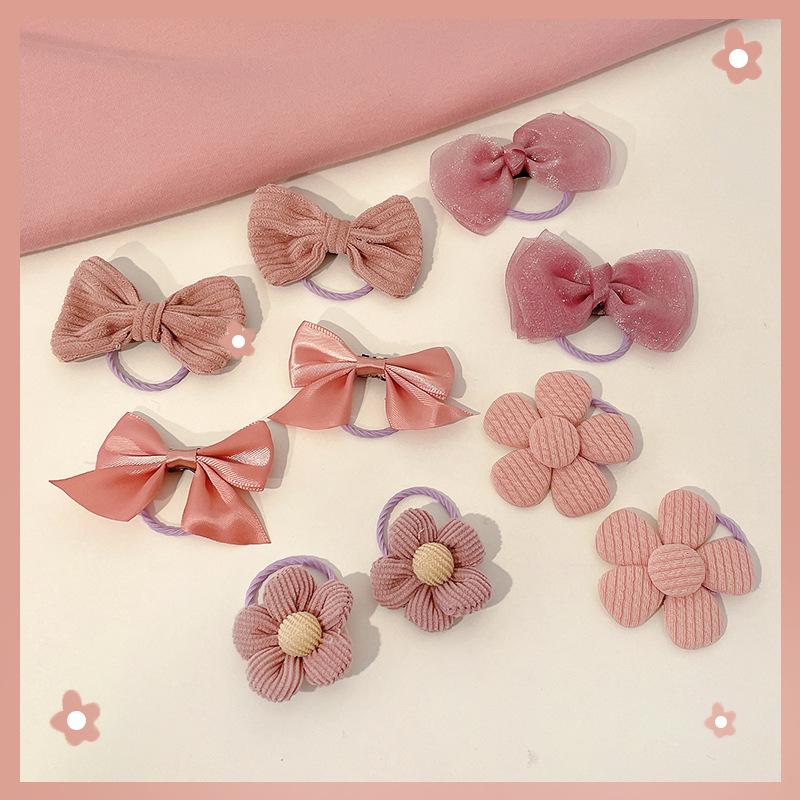 

Милые резинки для волос с бантиками для девочек на весну/лето - Высокая эластичность, Прочные, Не повреждают волосы, Идеальны для хвостиков