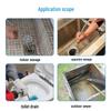 Stainless Steel High-Pressure Sewer Cleaning Nozzle with 1 Front Jet and 6 Rear Jets