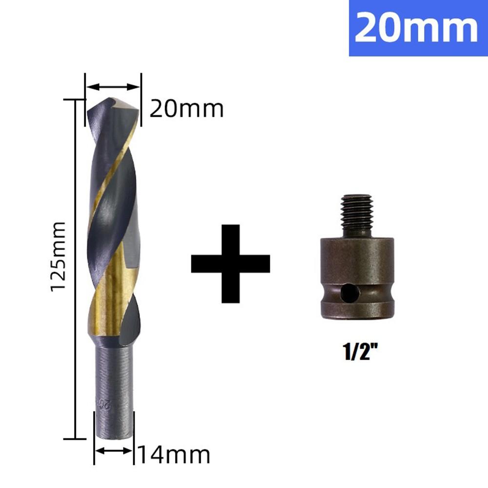 14mm Bohrer 16mm 18mm 25mm 2er Set Schwarz Gold HSS