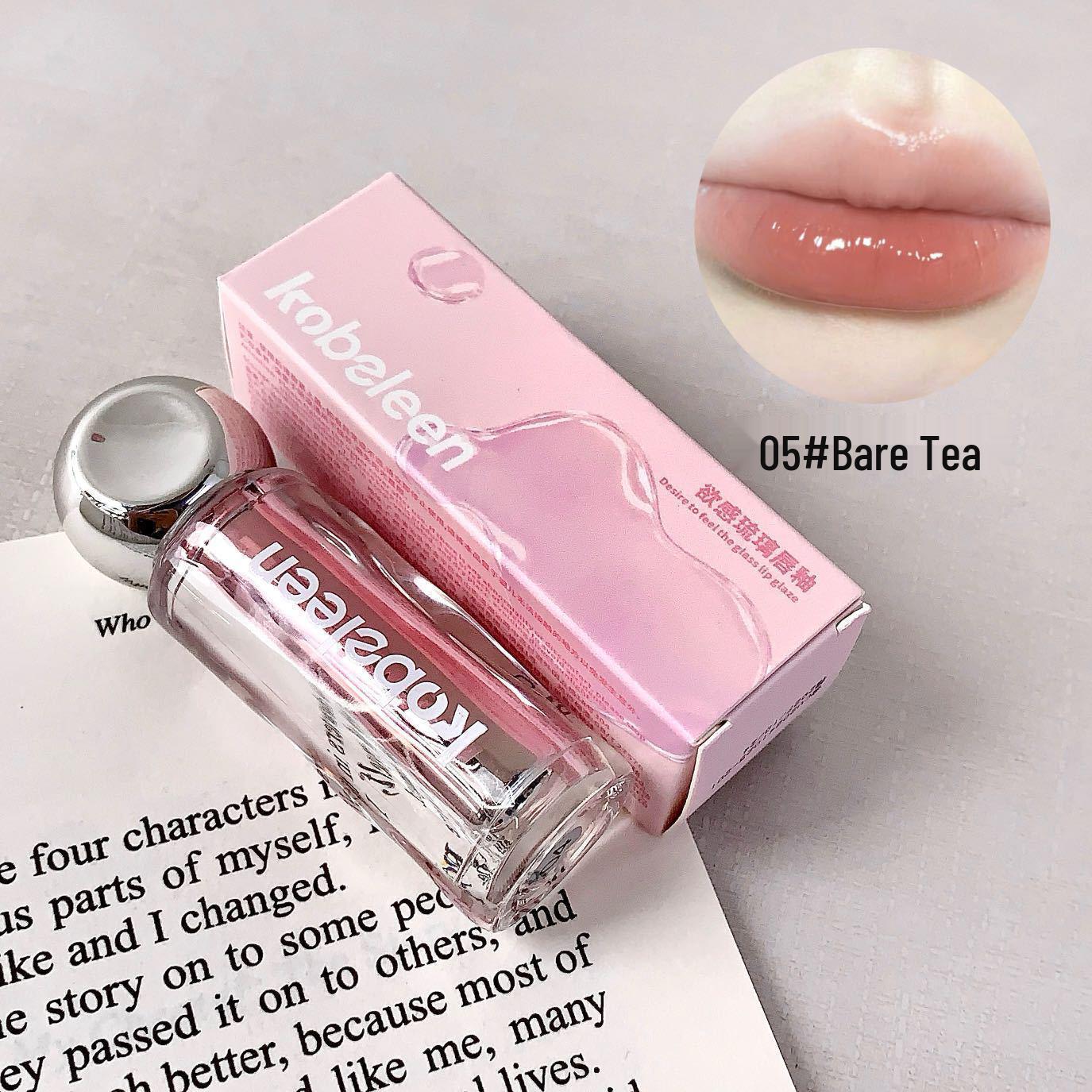 

Блеск для губ Kobeleen Desire Glass: Стойкий, увлажняющий, придающий объем и осветляющий для сияющего финиша.