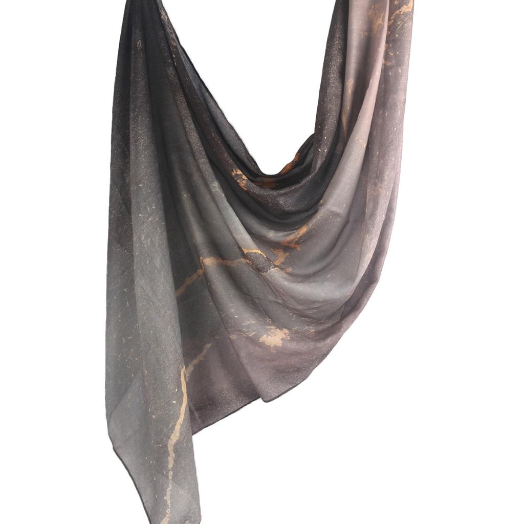 Aquarell Blume Viskose Hijab Schal Atmungsaktiv Weich Lang Mode Schals Kopftuch Paisley Muster Muslimische Hijabs Für Frauen