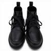 Great LOEWE short boots Mid-cut combat boots black leather Women 36 L815285X72 Used
